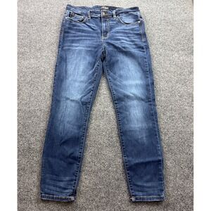 Judy Blue Relaxed Fit Jeans Womens 11/30 Blue Dark Wash Stretch